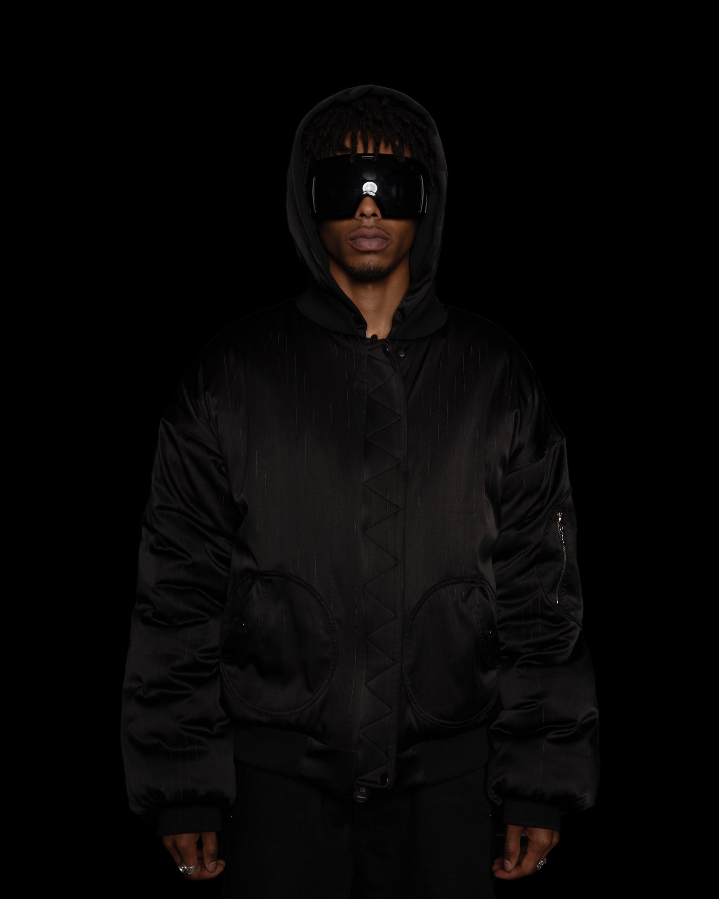 GLEAM REVERSIBLE BOMBER JACKET