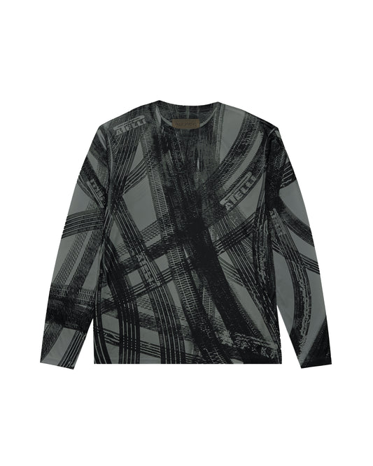 BURNOUT MAX L/S SHIRT (ARMY GREY - XL)