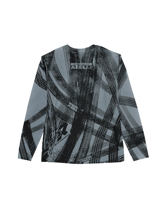 BURNOUT MAX L/S SHIRT (BLUE STEEL - XL)
