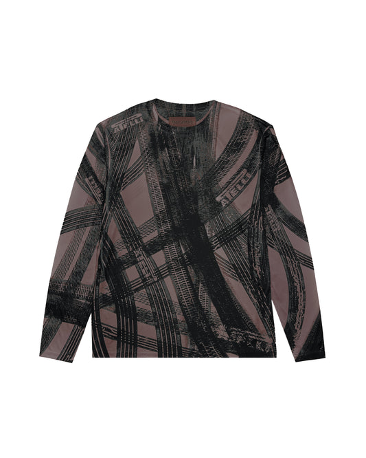 BURNOUT MAX L/S SHIRT (FADED MAHOGANY - S)