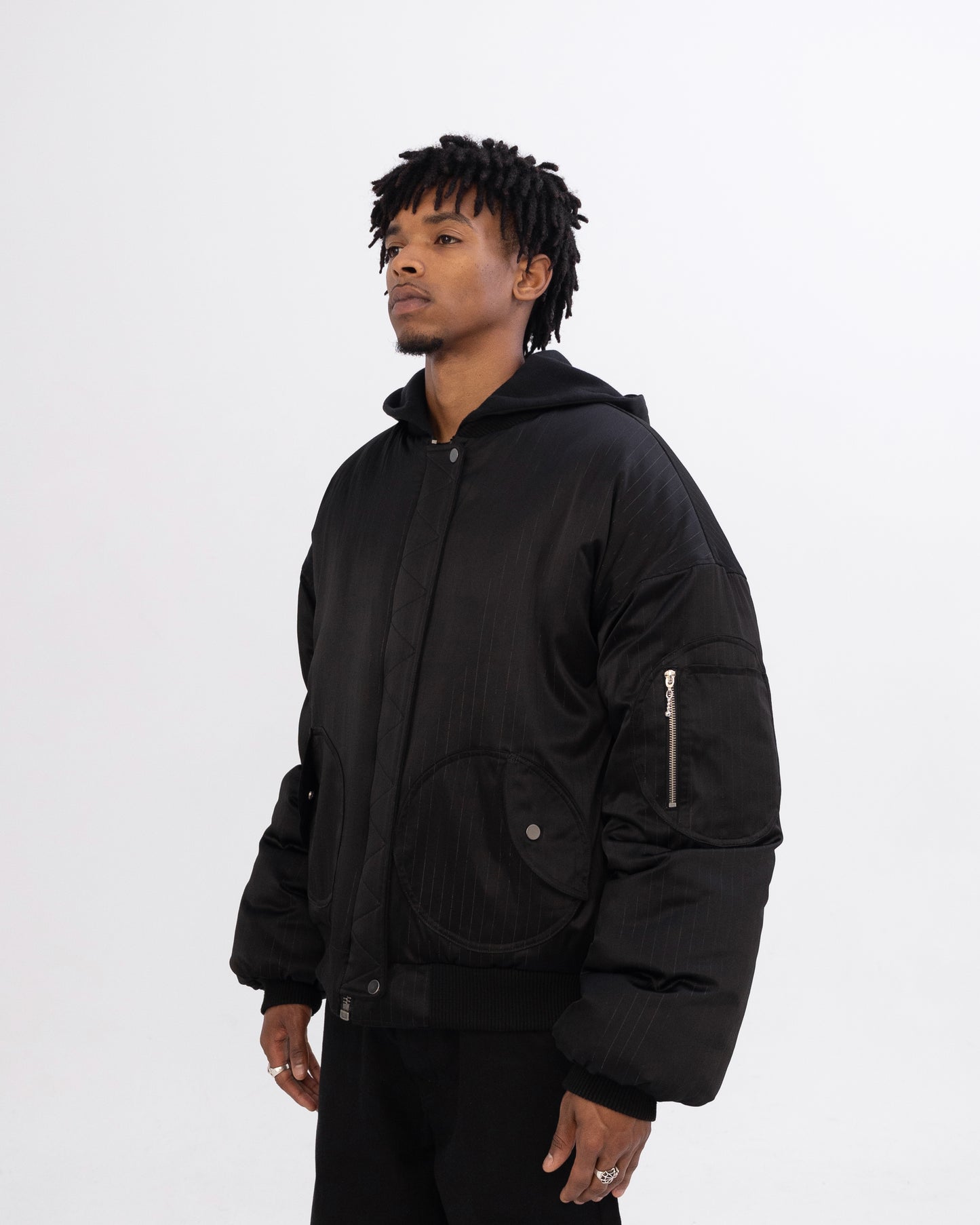 GLEAM REVERSIBLE BOMBER JACKET