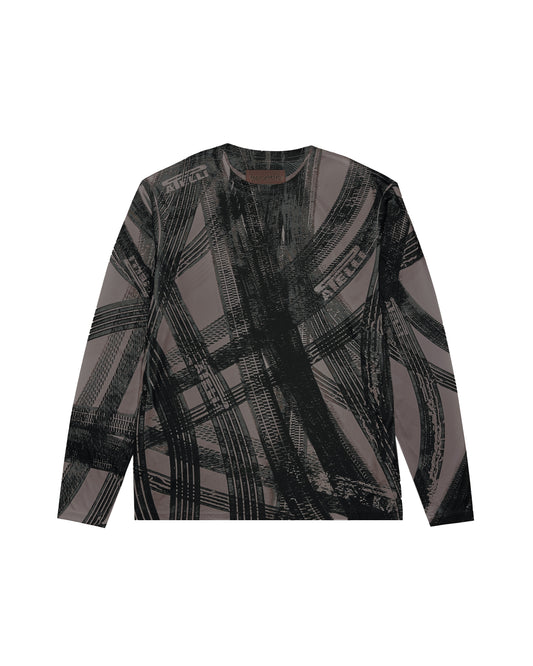 BURNOUT MAX L/S SHIRT (ASH - L)
