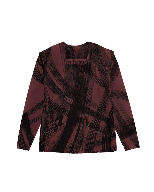 BURNOUT MAX L/S SHIRT (BLOOD - L)