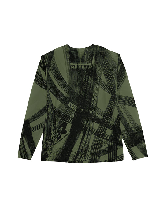 BURNOUT MAX L/S SHIRT (SEAWEED - L)