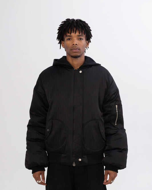 GLEAM REVERSIBLE BOMBER JACKET