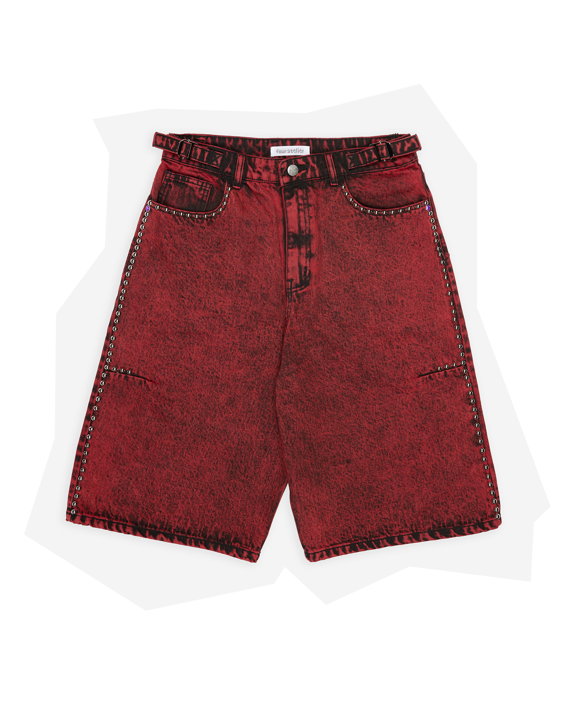 JUKU STUDDED SHORTS – FOUR ATELIER JUKU STUDDED SHORTS – FOUR ATELIER